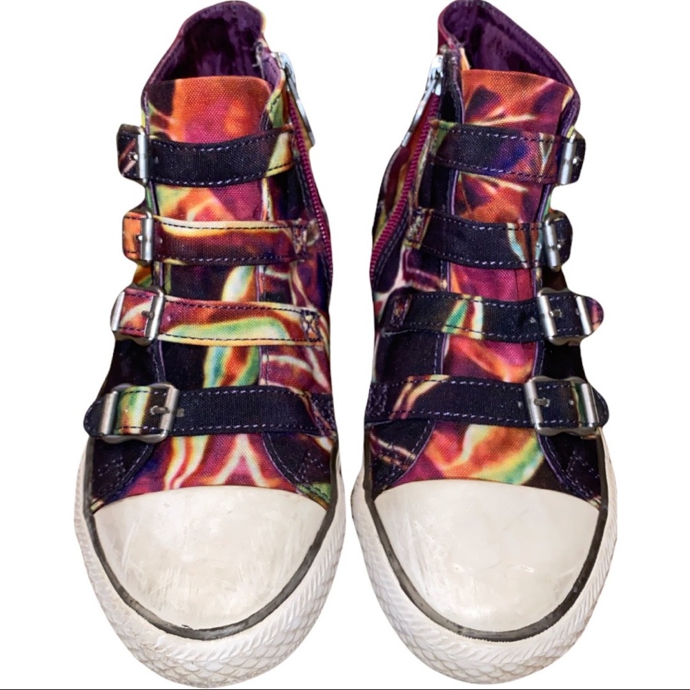 ASH brand kids tie dye ankle/boot sneaker